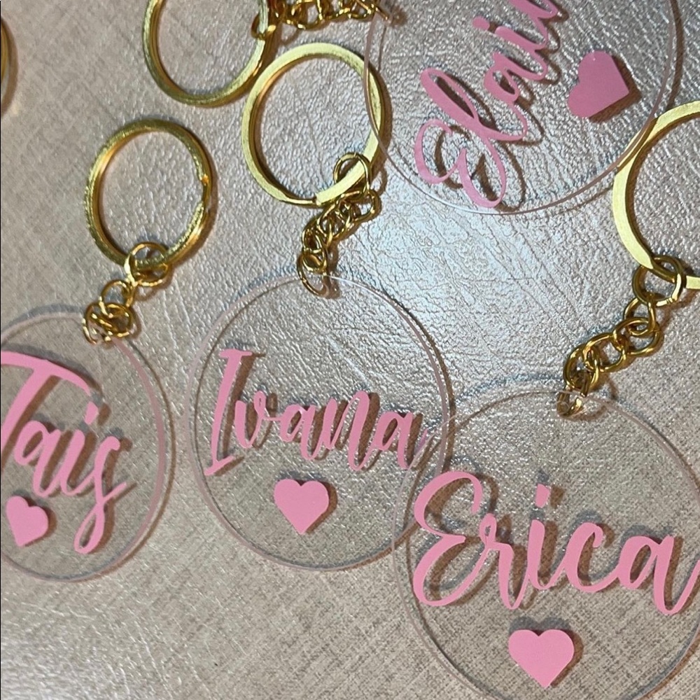 Acrilic keychain personalized. 🎀